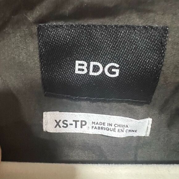 Urban Outfitters BDG Georgie Army Green Camo Surplus Hood Jacket Coat S - Picture 8 of 9